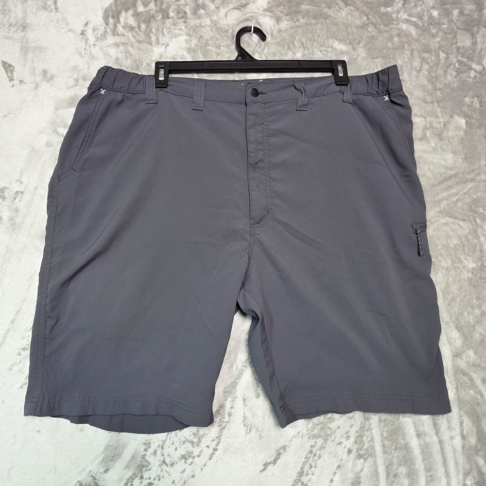 Magellan Outdoors FishGear Mens Gray Cargo Fishing Shorts Size 48 NW947CB